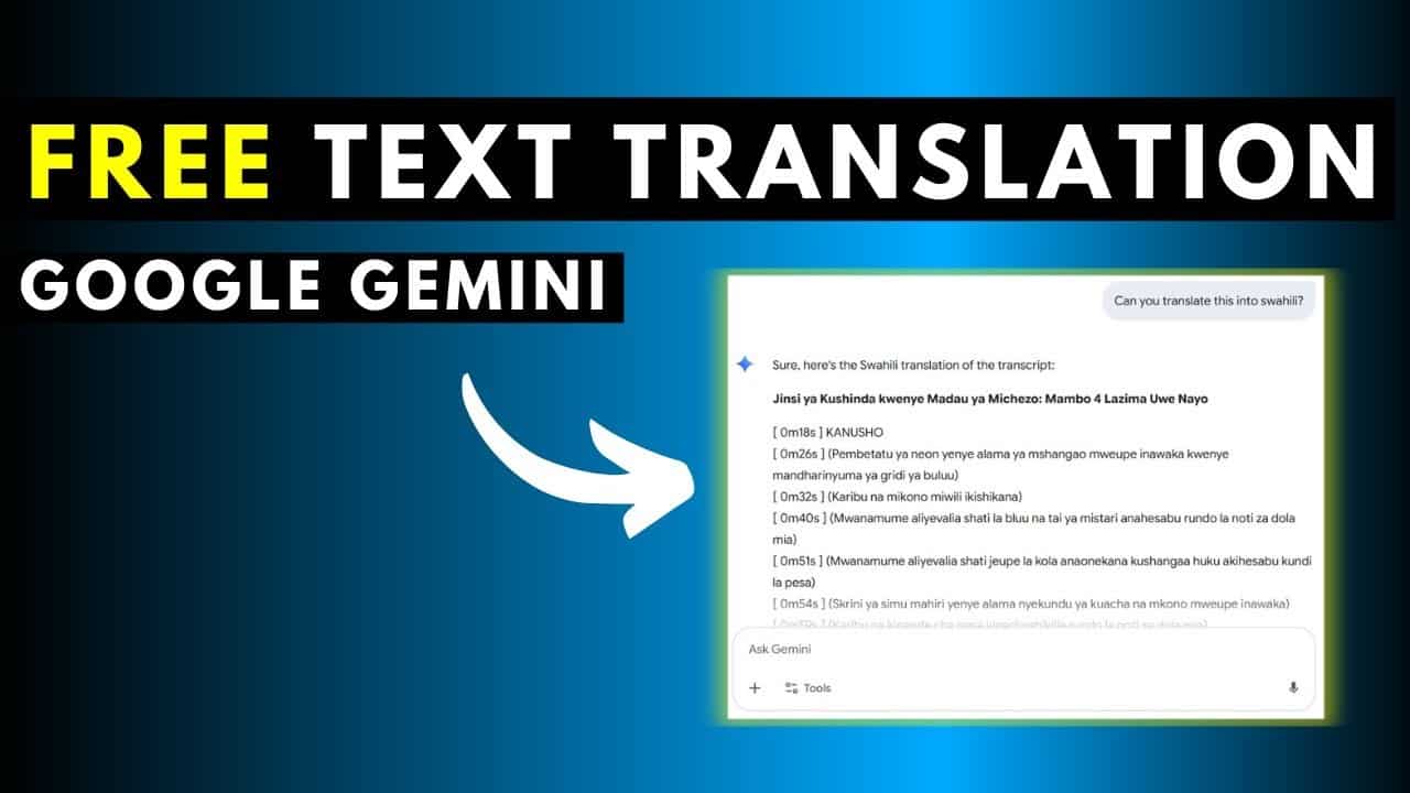 کاربردهای واقعی Gemini در ترجمه